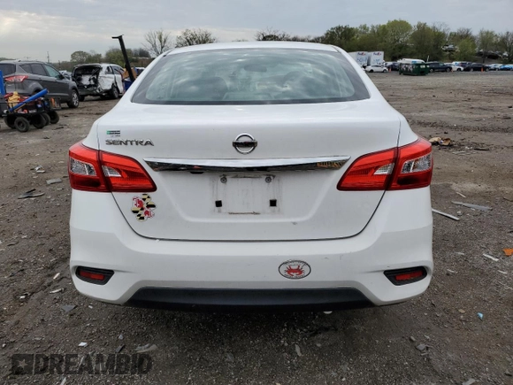 2019 Nissan Sentra S with VIN 3N1AB7AP1KY344824, listed as a Copart auction lot 52818505 with 81,651 mi miles and Salvage title. Bid and sale history available at DreamBid. Image 6.