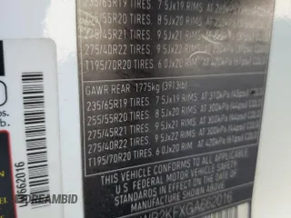 2016 Land Rover Range Rover Sport HSE z VIN SALWR2KFXGA662016, wystawiony jako Copart lot #54772875 z przebiegiem 78 064 mil mil oraz Szkoda całkowita • Salvage title. Historia ofert i sprzedaży dostępna na DreamBid. Obrazek 13.