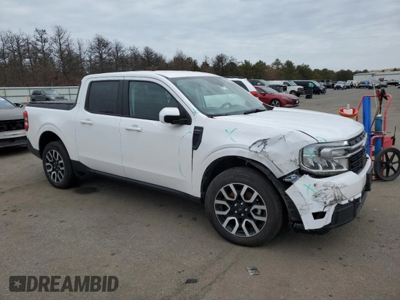 2022 Ford Maverick XL with VIN 3FTTW8E38NRA72553, listed as a Copart auction lot 46357695 with 29,937 mi miles and Salvage Title. Bid and sale history available at DreamBid. Image 4.