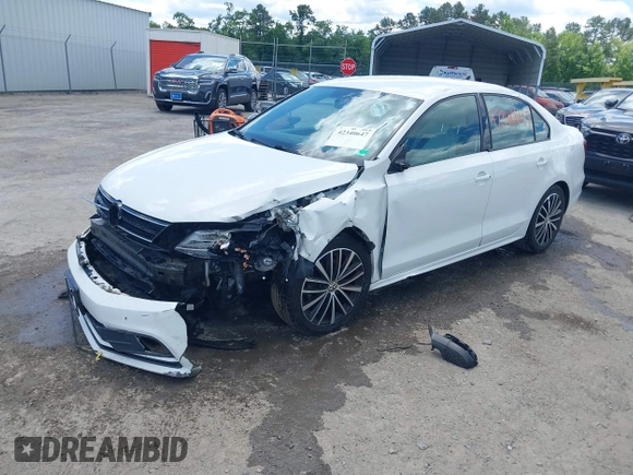 2016 Volkswagen Jetta Sport with VIN 3VWD17AJ5GM342014, listed as a IAAI auction lot 42340647 with 104,766 mi miles and . Bid and sale history available at DreamBid. Image 2.