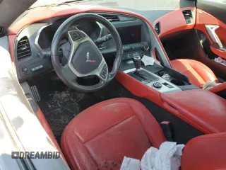 2015 Chevrolet Corvette Z51 3LT with VIN 1G1YM2D79F5107403, listed as a Copart auction lot 76190254 with 0 mi miles and Salvage Title. Bid and sale history available at carsss.com. Image 8.