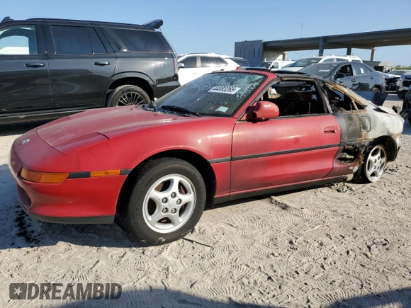 1991 Toyota MR2 z VIN JT2SW21N9M0004172, wystawiony jako Copart lot #44083265 z przebiegiem Nie podano mil oraz Nie do naprawy • Non repairable. Historia ofert i sprzedaży dostępna na DreamBid. Obrazek 1.