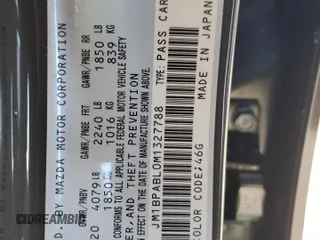 2021 Mazda 3 Select with VIN JM1BPABL0M1327788, listed as a Copart auction lot 76155334 with 39,359 mi miles and Salvage Title. Bid and sale history available at DreamBid. Image 12.