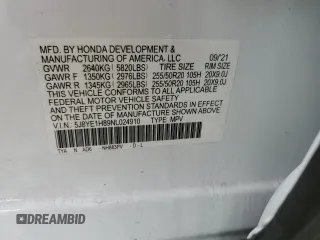 2022 Acura MDX w/Advance Package with VIN 5J8YE1H89NL024910, listed as a Copart auction lot 78226614 with 51,954 mi miles and Salvage Title. Bid and sale history available at carsss.com. Image 14.