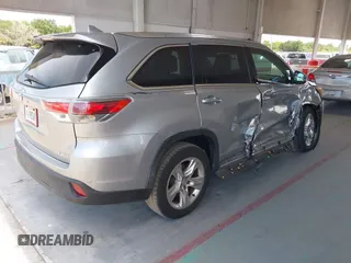 2015 Toyota Highlander Limited with VIN 5TDYKRFH4FS084294, listed as a IAAI auction lot 42588040 with 86,853 mi miles and . Bid and sale history available at DreamBid. Image 4.