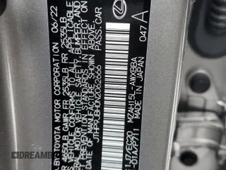 2022 Lexus UX 250h z VIN JTHP9JBH0N2062666, wystawiony jako Copart lot #41768375 z przebiegiem 41 805 mil mil oraz Szkoda całkowita • Salvage title. Historia ofert i sprzedaży dostępna na DreamBid. Obrazek 12.