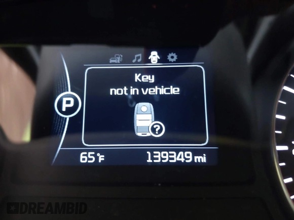 2017 Kia Optima EX with VIN 5XXGU4L38HG153641, listed as a IAAI auction lot 40746944 with 139,349 mi miles. Bid and sale history available at carsss.com. Image 16.