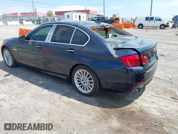 2011 BMW 5 Series 535i with VIN WBAFR7C59BC605939, listed as a IAAI auction lot 42045397 with 135,765 mi miles and . Bid and sale history available at carsss.com. Image 3.