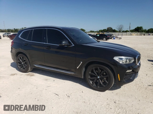2019 BMW X3 sDrive30i with VIN 5UXTR7C54KLF29442, listed as a Copart auction lot 52731485 with 110,205 mi miles and Clean Title. Bid and sale history available at DreamBid. Image 4.