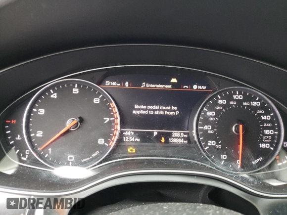 2013 Audi A6 3.0T Prestige with VIN WAUJGAFCXDN088326, listed as a Copart auction lot 87369724 with 138,864 mi miles and Clean Title. Bid and sale history available at carsss.com. Image 9.