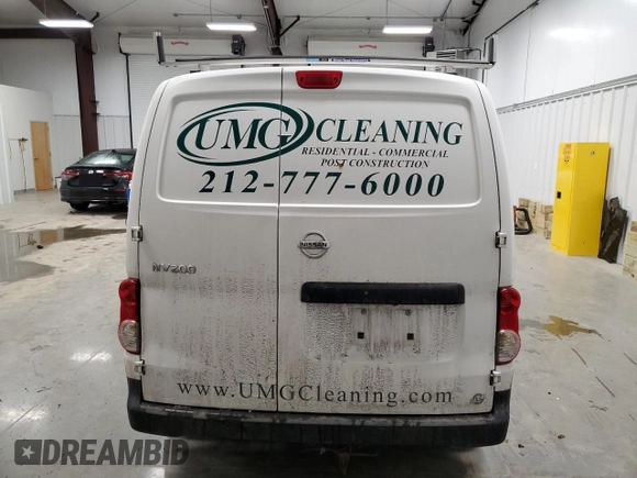 2018 Nissan NV200 S with VIN 3N6CM0KN4JK695732, listed as a Copart auction lot 41628465 with 124,277 mi miles and Salvage title. Bid and sale history available at DreamBid. Image 6.