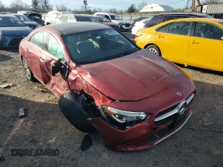 2022 Mercedes-Benz CLA 250 with VIN W1K5J4HB6NN290373, listed as a Copart auction lot 88052925 with 19,886 mi miles and Salvage title. Bid and sale history available at DreamBid. Image 4.