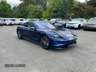 2020 Porsche Taycan Turbo z VIN WP0AC2Y10LSA71456, wystawiony jako Copart lot #60939295 z przebiegiem 152 624 mil mil oraz Czysty tytuł • Clean title. Historia ofert i sprzedaży dostępna na DreamBid. Obrazek 1.