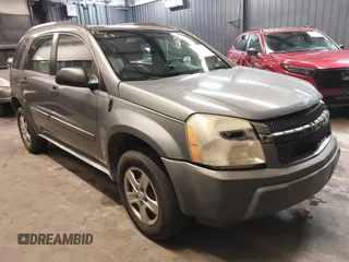 2005 Chevrolet Equinox LS z VIN 2CNDL13F356181202, wystawiony jako IAAI lot #42265227 z przebiegiem 120 799 mil mil oraz . Historia ofert i sprzedaży dostępna na DreamBid. Obrazek 1.