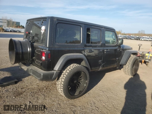 2023 Jeep Wrangler Sport S with VIN 1C4HJXDG3PW646818, listed as a Copart auction lot 77016834 with 12,118 mi miles and Clean Title. Bid and sale history available at DreamBid. Image 3.
