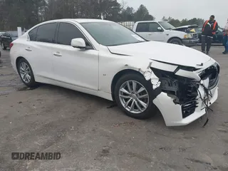 2015 Infiniti Q50 Premium with VIN JN1BV7AP9FM331131, listed as a IAAI auction lot 41786108 with 176,874 mi miles and . Bid and sale history available at DreamBid. Image 1.