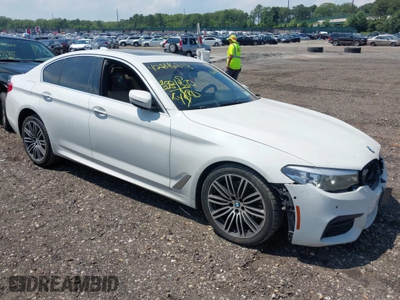 2018 BMW 5 Series 530i xDrive with VIN WBAJA7C50JG907628, listed as a IAAI auction lot 42646818 with 100,215 mi miles and . Bid and sale history available at DreamBid. Image 1.