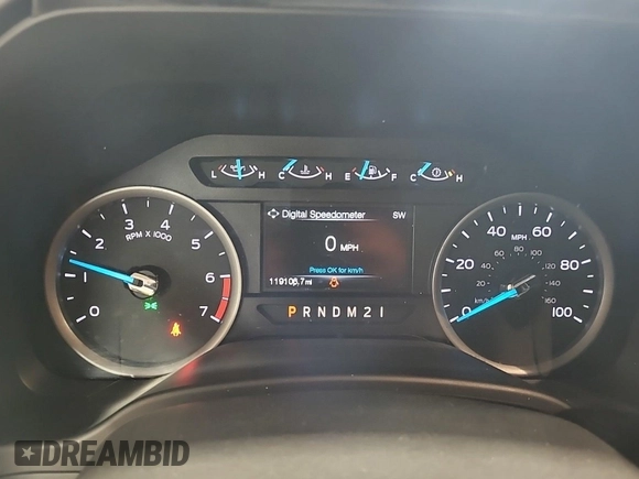 2019 Ford F-250 XL with VIN 1FT7X2B60KED15782, listed as a IAAI auction lot 42840321 with 119,106 mi miles and . Bid and sale history available at DreamBid. Image 37.