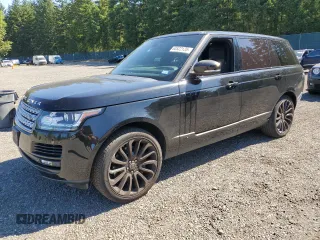 2015 Land Rover Range Rover Supercharged with VIN SALGS3TF3FA213286, listed as a Copart auction lot 63522135 with 98,511 mi miles and Salvage title. Bid and sale history available at DreamBid. Image 1.