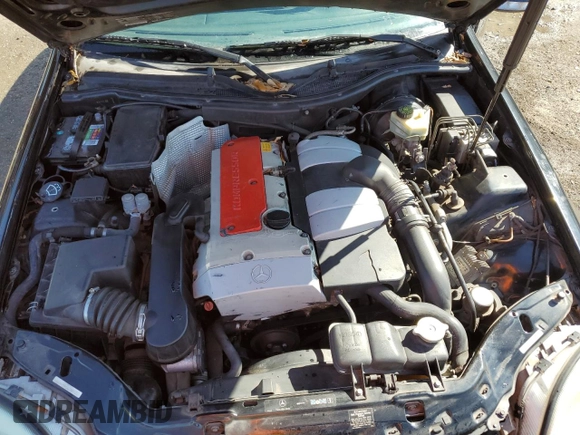 2002 Mercedes-Benz SLK-Class 2.3L Kompressor with VIN WDBKK49F92F254662, listed as a Copart auction lot 43461805 with 107,162 mi miles and Non Repairable. Bid and sale history available at carsss.com. Image 11.
