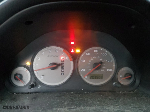 2001 Honda Civic EX with VIN 1HGEM22981L074169, listed as a Copart auction lot 43056235 with 203,508 mi miles and Salvage Title. Bid and sale history available at carsss.com. Image 9.