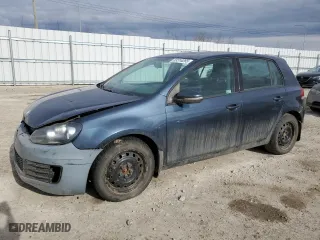 2010 Volkswagen Golf with VIN WVWDA7AJ9AW189504, listed as a Copart auction lot 53516265 with 265,765 mi miles and Salvage Title. Bid and sale history available at carsss.com. Image 1.