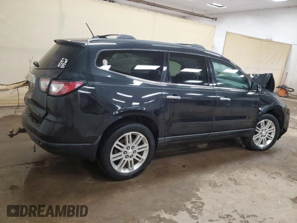 2015 Chevrolet Traverse LT with VIN 1GNKVGKD0FJ322649, listed as a Copart auction lot 52002055 with 129,240 mi miles and Clean title. Bid and sale history available at DreamBid. Image 3.