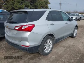2020 Chevrolet Equinox LS with VIN 3GNAXHEV0LS616059, listed as a IAAI auction lot 41718865 with 98,842 mi miles and . Bid and sale history available at DreamBid. Image 4.