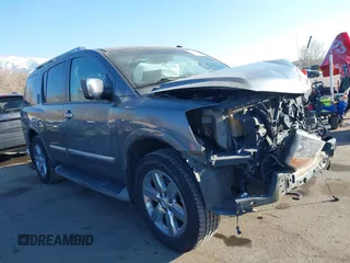 2014 Nissan Armada Platinum z VIN 5N1AA0NE2EN610901, wystawiony jako IAAI lot #41476511 z przebiegiem 148 306 mil mil oraz . Historia ofert i sprzedaży dostępna na DreamBid. Obrazek 1.