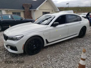 2017 BMW 7 Series 740e xDrive iPerformance with VIN WBA7J2C36HG497830, listed as a Copart auction lot 79948304 with 43,029 mi miles and Salvage Title. Bid and sale history available at carsss.com. Image 1.