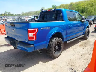 2019 Ford F-150 XL with VIN 1FTEW1EP3KFD44678, listed as a IAAI auction lot 42232307 with 83,039 mi miles and . Bid and sale history available at DreamBid. Image 4.