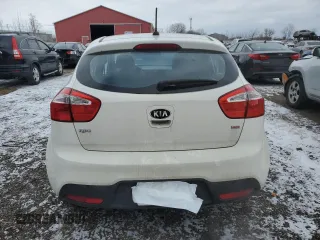 2014 Kia Rio LX with VIN KNADM5A35E6921756, listed as a Copart auction lot 84653184 with 181,703 mi miles and Salvage Title. Bid and sale history available at carsss.com. Image 6.