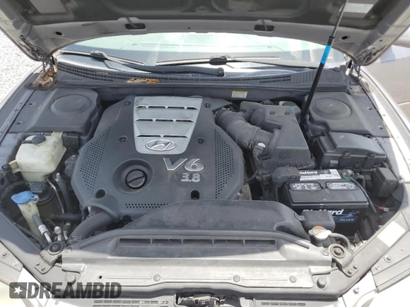 2007 Hyundai Azera SE with VIN KMHFC46FX7A216846, listed as a Copart auction lot 60035695 with 197,201 mi miles and Salvage title. Bid and sale history available at DreamBid. Image 11.