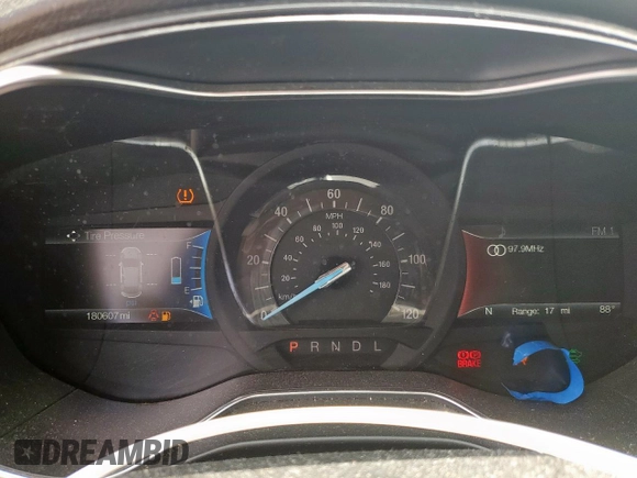 2017 Ford Fusion Hybrid Titanium with VIN 3FA6P0RU1HR368930, listed as a Copart auction lot 64965075 with 180,607 mi miles and Clean title. Bid and sale history available at DreamBid. Image 9.