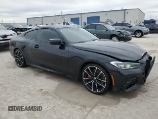 2021 BMW 4 Series 430i with VIN WBA53AP09MCF95380, listed as a Copart auction lot 70993314 with 36,380 mi miles and Salvage Title. Bid and sale history available at DreamBid. Image 4.