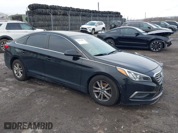 2017 Hyundai Sonata SE with VIN 5NPE24AF0HH555667, listed as a IAAI auction lot 41864287 with 96,380 mi miles and . Bid and sale history available at DreamBid. Image 1.