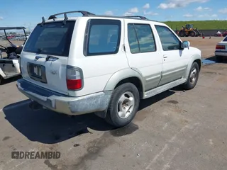 1998 Infiniti QX4 with VIN JNRAR05Y2WW029479, listed as a IAAI auction lot 41939734 with 216,043 mi miles and . Bid and sale history available at DreamBid. Image 4.