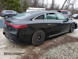 2022 Mercedes-Benz EQS with VIN W1KCG4EB8NA005416, listed as a Copart auction lot 45281084 with 0 mi miles. Bid and sale history available at carsss.com. Image 3.