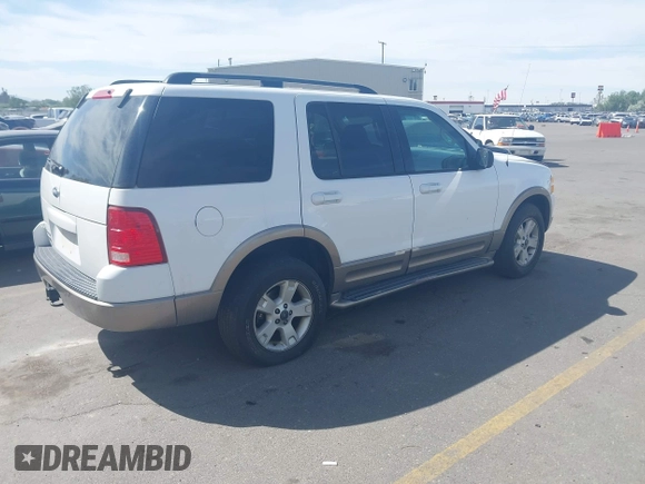 2003 Ford Explorer Eddie Bauer z VIN 1FMZU74K13UC38755, wystawiony jako IAAI lot #42238569 z przebiegiem 216 081 mil mil oraz . Historia ofert i sprzedaży dostępna na DreamBid. Obrazek 4.