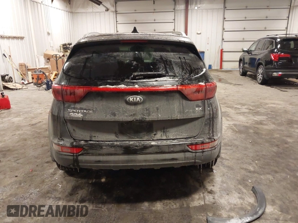 2018 Kia Sportage EX with VIN KNDPNCAC4J7422646, listed as a IAAI auction lot 41629033 with 83,483 mi miles and . Bid and sale history available at carsss.com. Image 17.