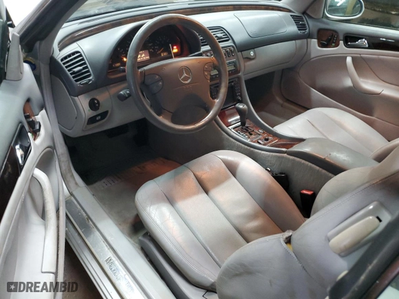 2000 Mercedes-Benz CLK-Class with VIN WDBLK65G7YT034199, listed as a Copart auction lot 45511555 with 147,306 mi miles and Clean Title. Bid and sale history available at carsss.com. Image 8.