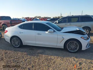 2020 Genesis G70 2.0T with VIN KMTG64LA8LU056386, listed as a IAAI auction lot 41164341 with 48,943 mi miles. Bid and sale history available at carsss.com. Image 13.