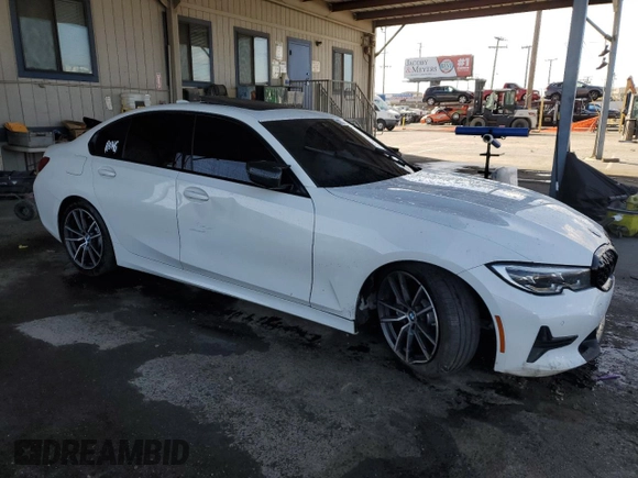 2020 BMW 3 Series 330i with VIN 3MW5R1J05L8B30878, listed as a Copart auction lot 47794935 with 68,108 mi miles and Salvage Title. Bid and sale history available at carsss.com. Image 4.