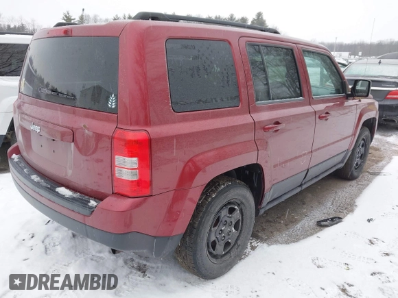 2015 Jeep Patriot Sport with VIN 1C4NJPBA4FD313006, listed as a IAAI auction lot 41536772 with 148,914 mi miles. Bid and sale history available at carsss.com. Image 4.