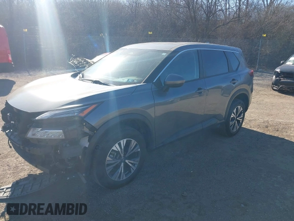 2022 Nissan Rogue SV with VIN 5N1BT3BB9NC698402, listed as a IAAI auction lot 41703839 with 24,322 mi miles and . Bid and sale history available at DreamBid. Image 18.