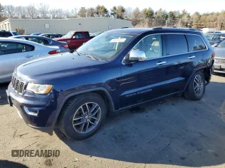 2017 Jeep Grand Cherokee Limited with VIN 1C4RJFBGXHC862718, listed as a Copart auction lot 46489905 with 151,887 mi miles and Salvage Title. Bid and sale history available at carsss.com. Image 1.