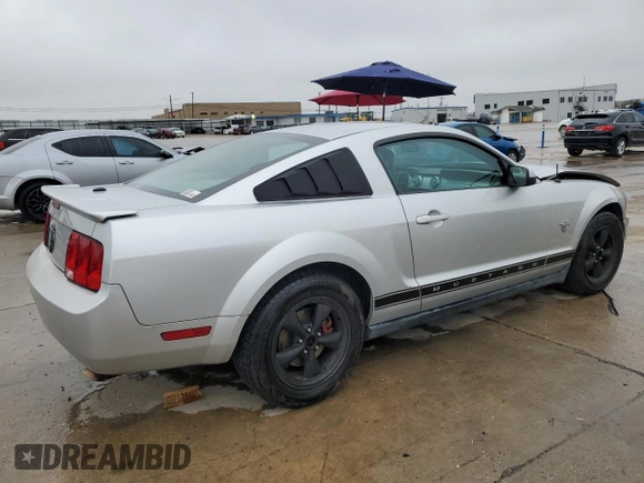2009 Ford Mustang with VIN 1ZVHT80N095119152, listed as a Copart auction lot 44605345 with 108,828 mi miles and Salvage Title. Bid and sale history available at carsss.com. Image 3.