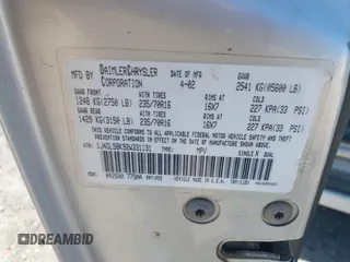 2002 Jeep Liberty Limited with VIN 1J4GL58K92W331131, listed as a IAAI auction lot 42131647 with Not provided miles and . Bid and sale history available at DreamBid. Image 9.