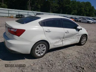 2016 Kia Rio LX with VIN KNADM4A36G6663261, listed as a Copart auction lot 56810774 with 154,428 mi miles and Salvage Title. Bid and sale history available at carsss.com. Image 3.