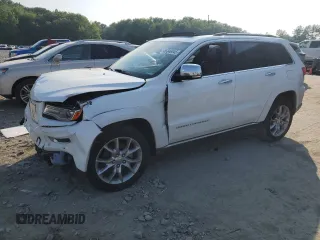 2014 Jeep Grand Cherokee Summit с VIN 1C4RJEJGXEC449558, выставлен на аукционе Copart как лот 59346845 с пробегом Не указан миль и Списание • Salvage title. История ставок и продаж доступна на DreamBid. Изображение 1.